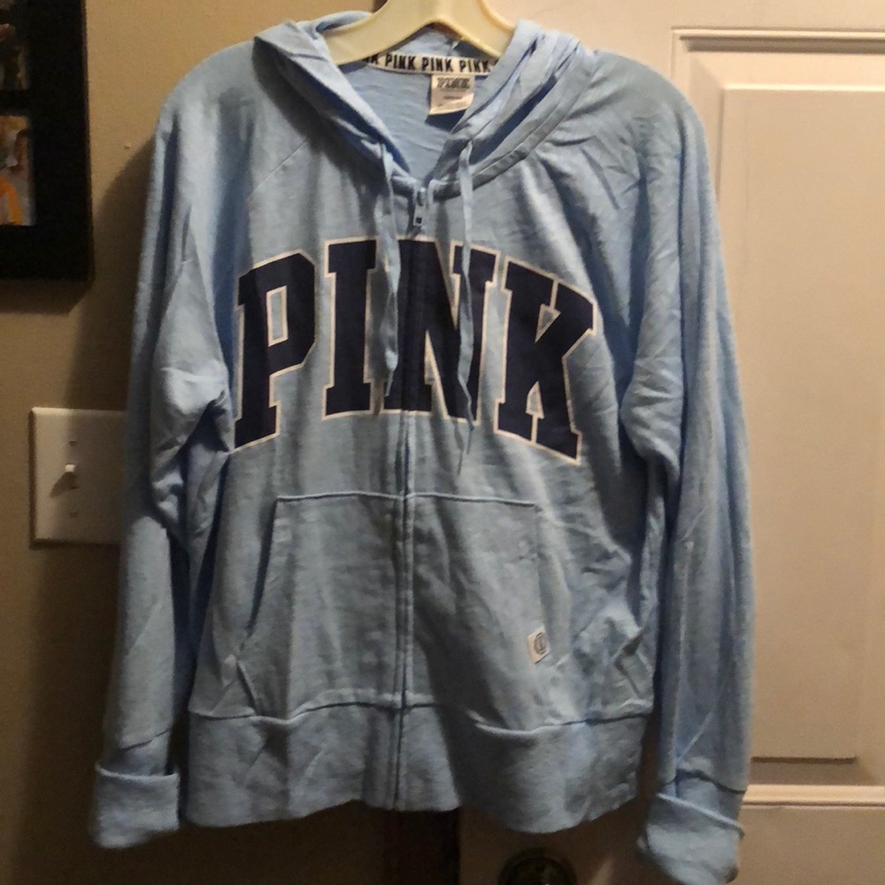VS Pink zip up sweatshirt